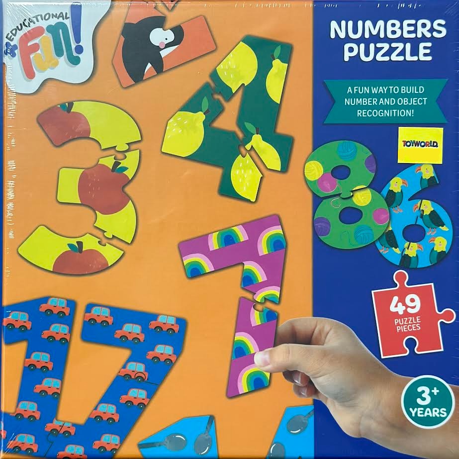 Educational Fun Numbers Puzzle 49pc