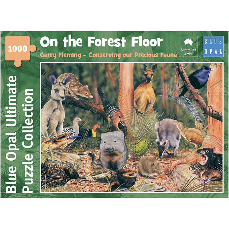Blue Opal Australia On the Forest Floor 1000pc Puzzle