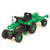 Dolu Pedal Tractor & Trailer Green