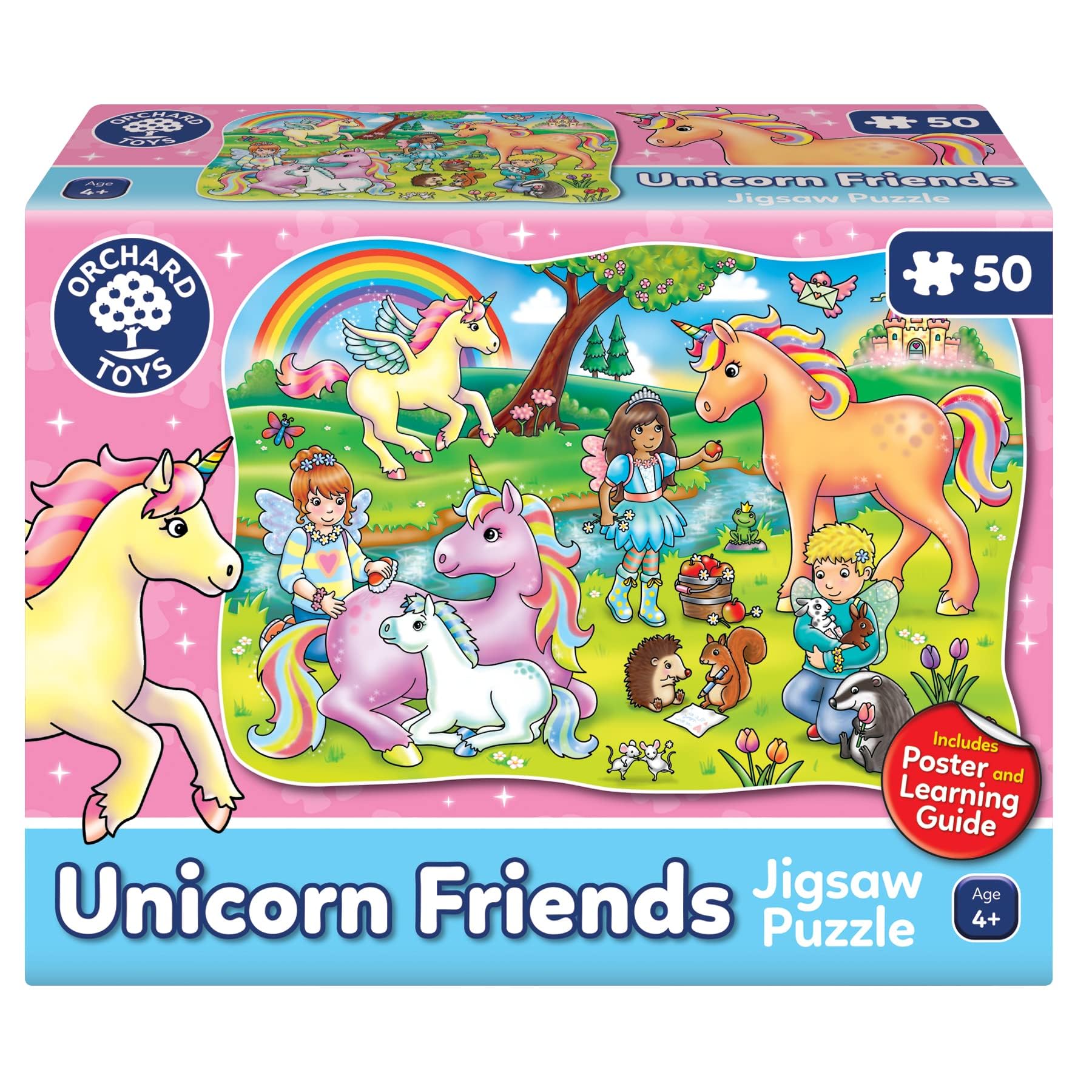 Orchard Toys Unicorn Friends Jigsaw & Poster