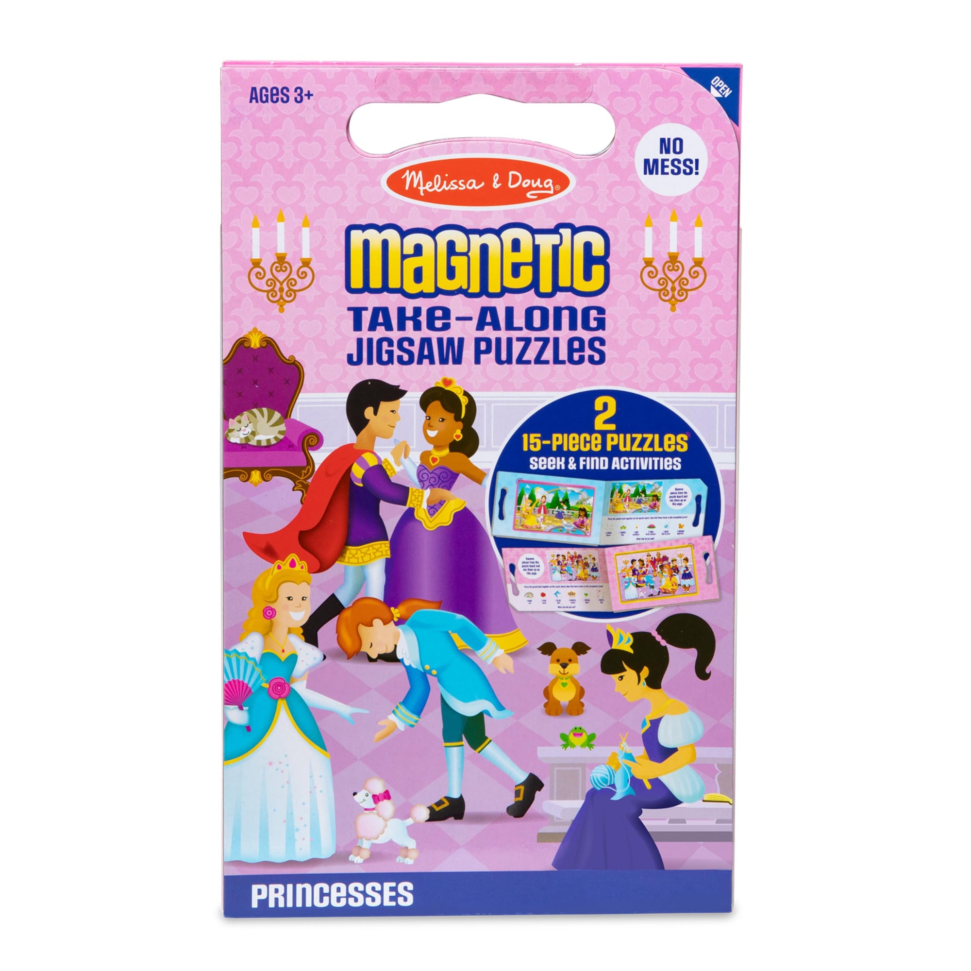 M&D32830 Magnetic Take Along Jigsaw Puzzles - Princesses