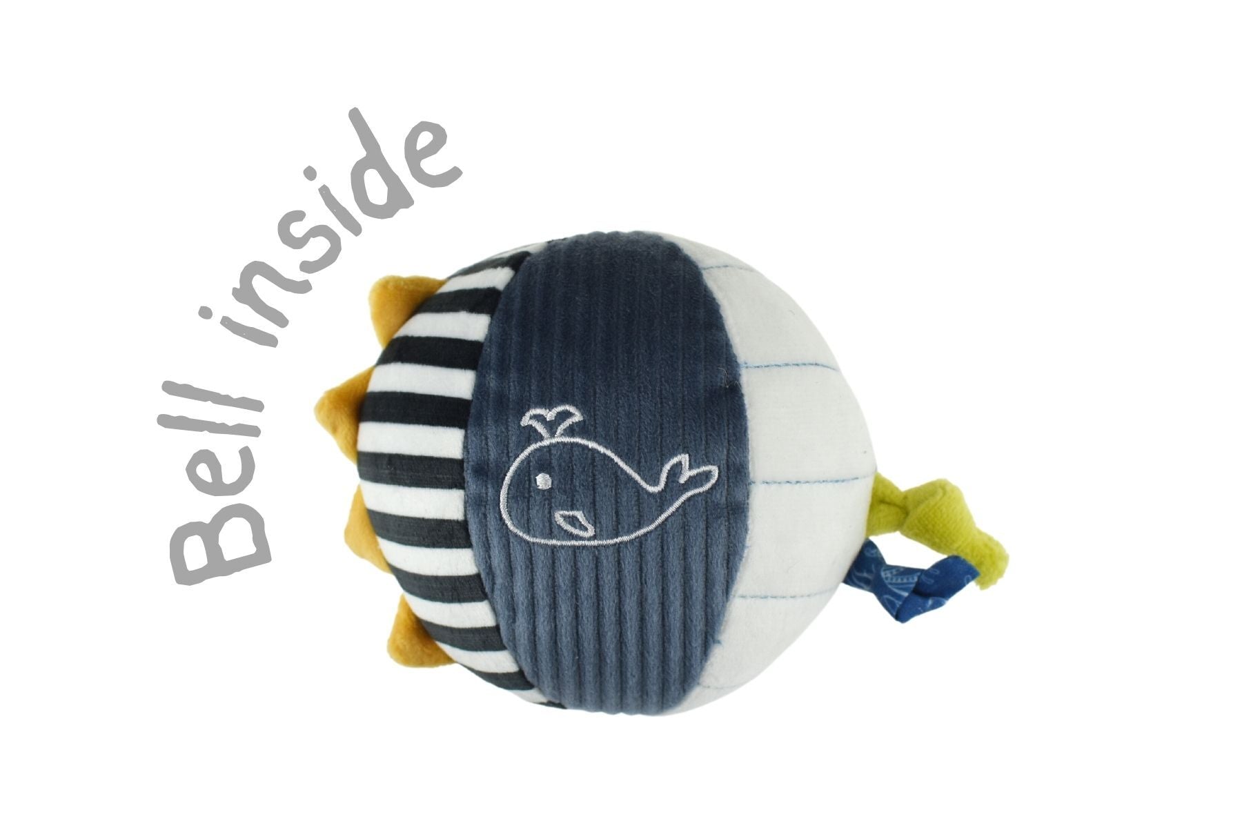 Snuggler Buddy Splashy Whale Textured Ball