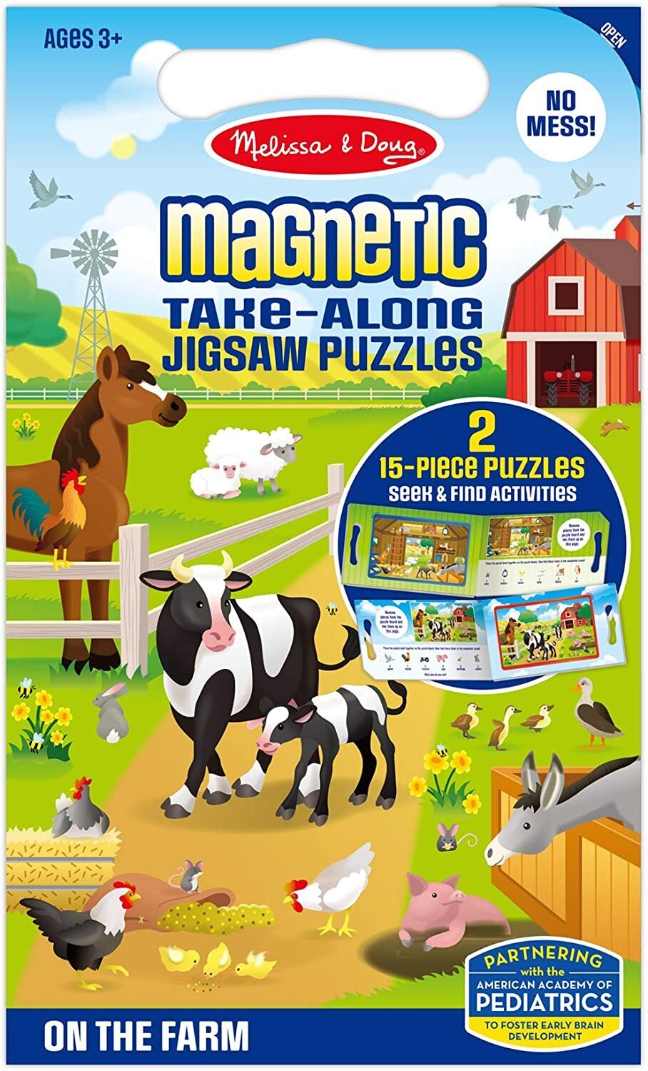 M&D32830 Magnetic Take Along Jigsaw Puzzles - On The Farm