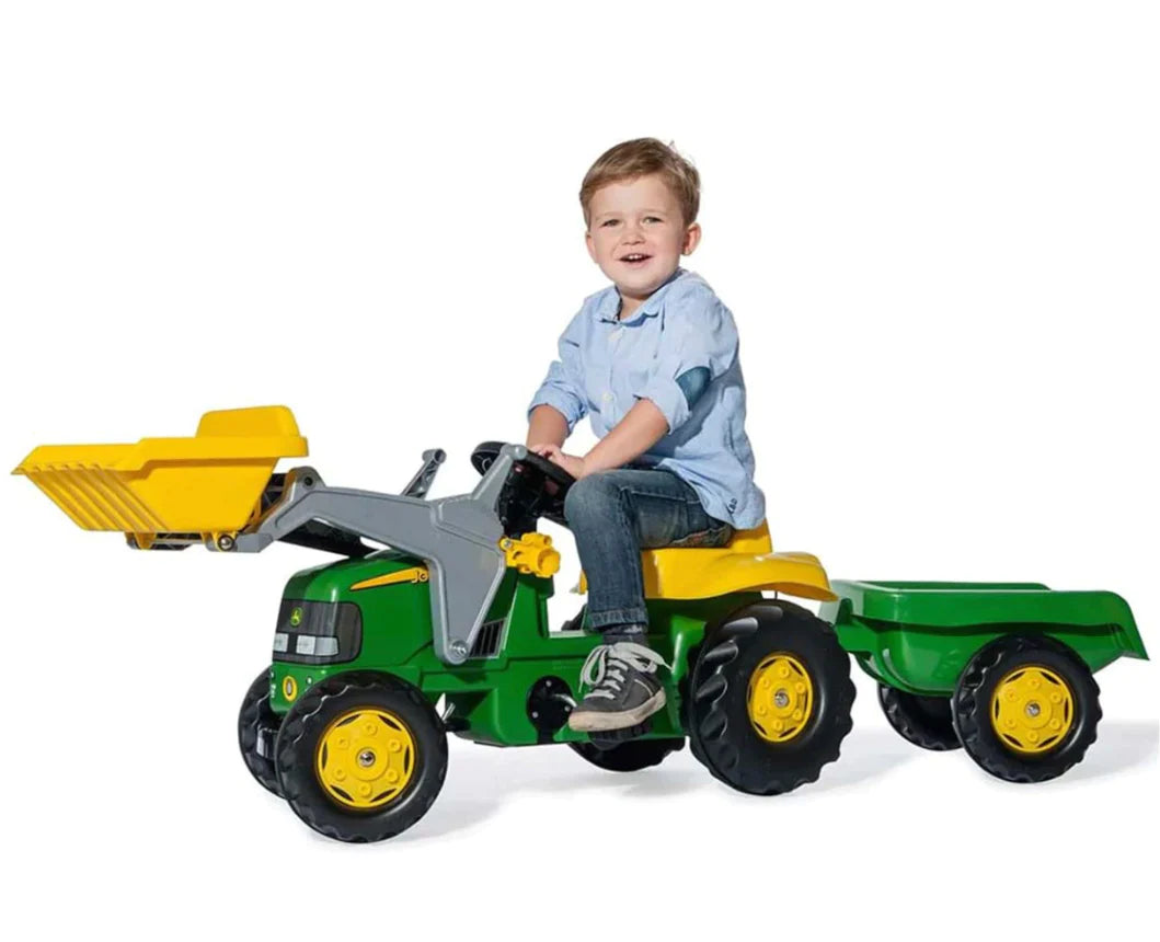 John Deere Rolly Kid Classic Tractor and Trailer