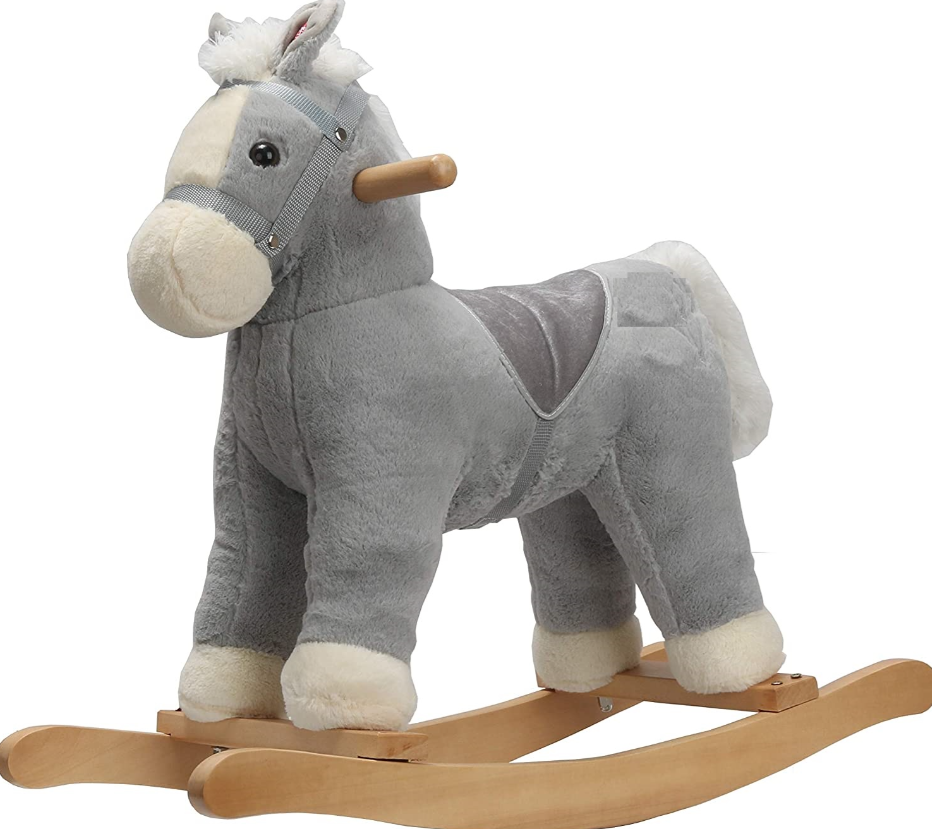 Rocking Horse with Sound - Grey req 2 x AA batteries