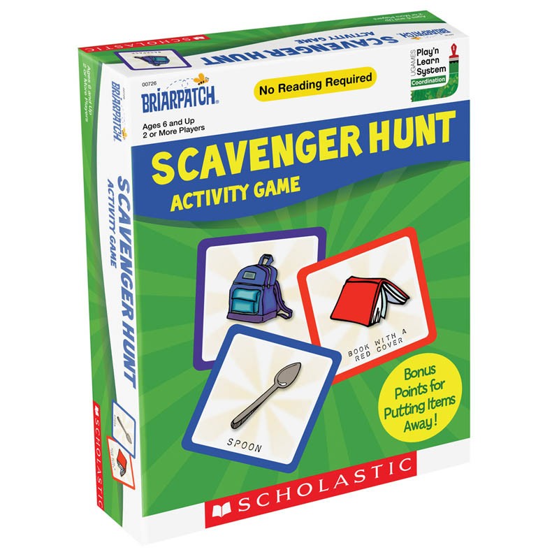 Scholastic Scavenger Hunt Activity Game