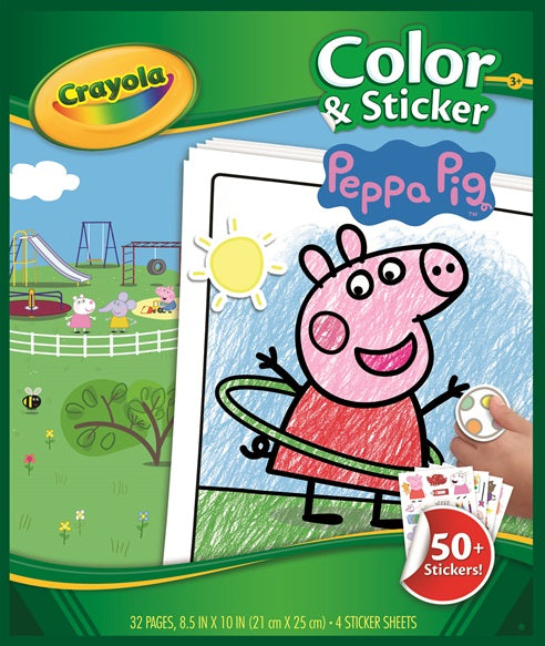 Crayola Colour n Sticker Book - Peppa Pig