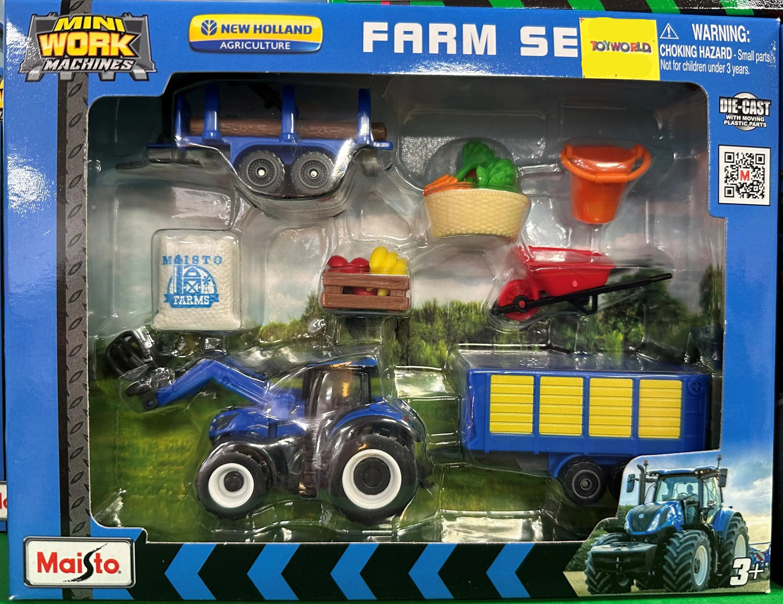 Maisto Mini Work Machines Farm Play Set Asst