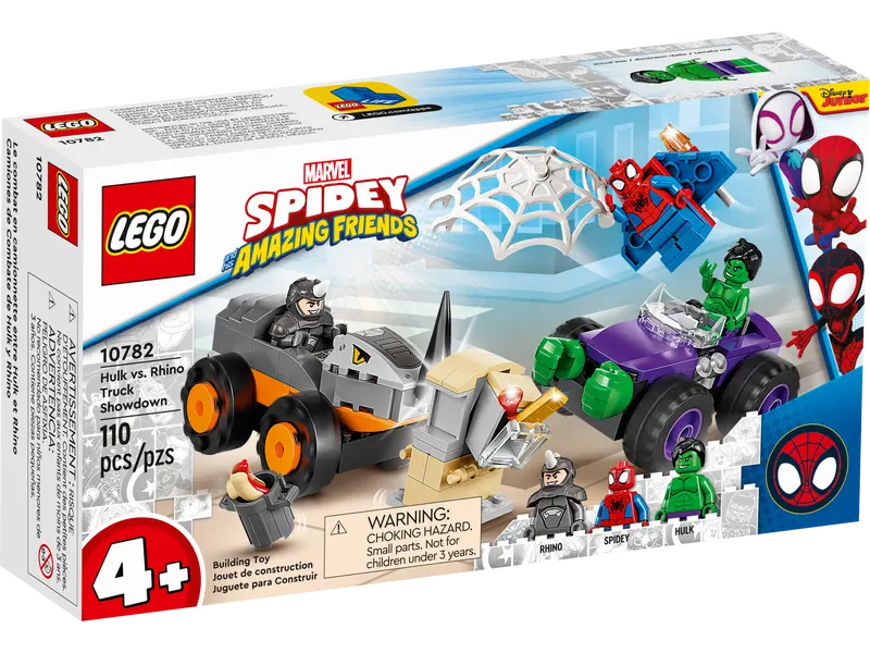 Lego 10782 Spidey Hulk VS. Rhino Truck Showdown