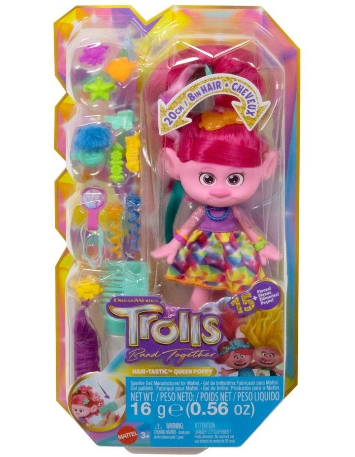 Trolls Band Together Hairtastic Queen Poppy
