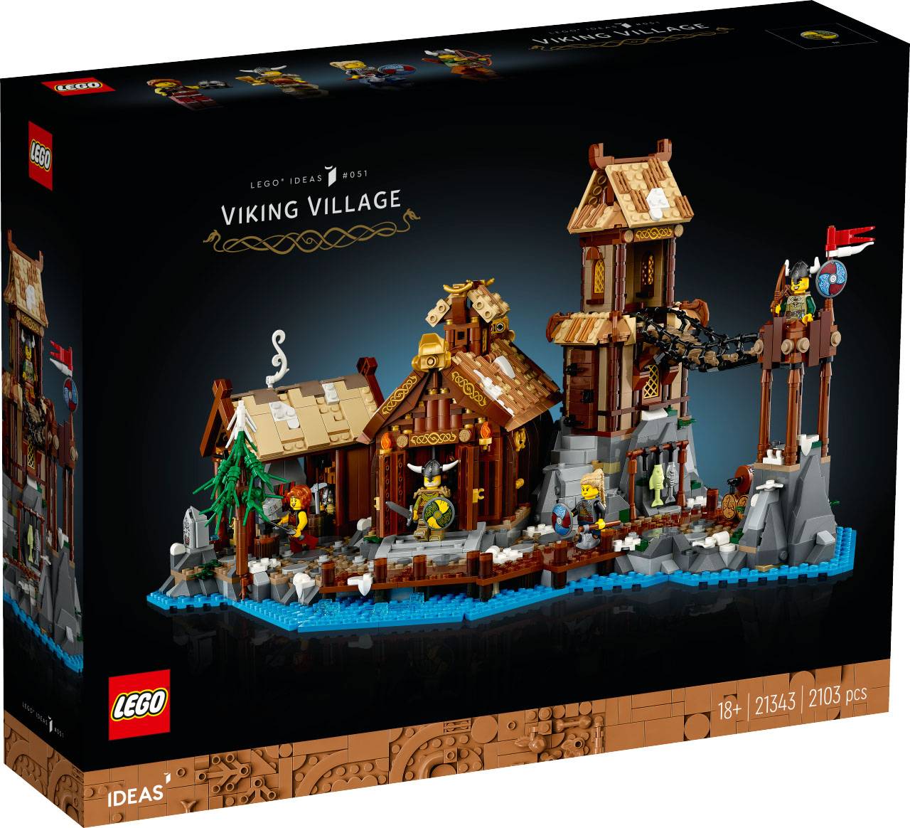 Lego 21343 Ideas HTF Viking Village