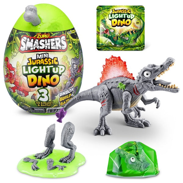 Zuru Smashers Mini Jurassic Light Up Dino Egg