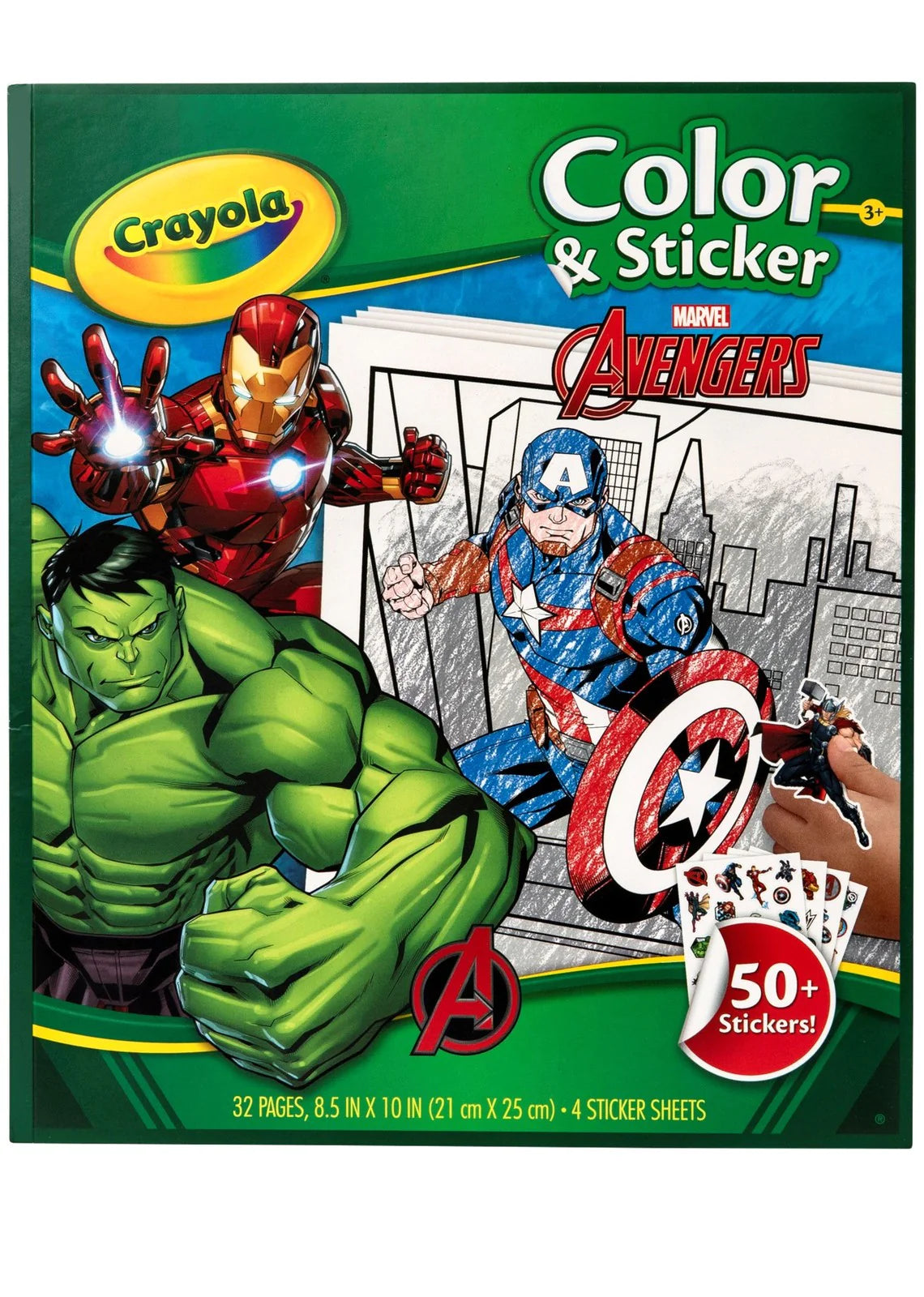Crayola Colour & Sticker Avengers