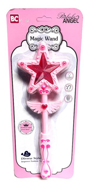 Pink Star Magic Wand 2xAA batteries required