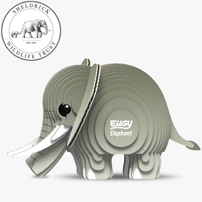 Eugy Cardboard Model Kit Elephant