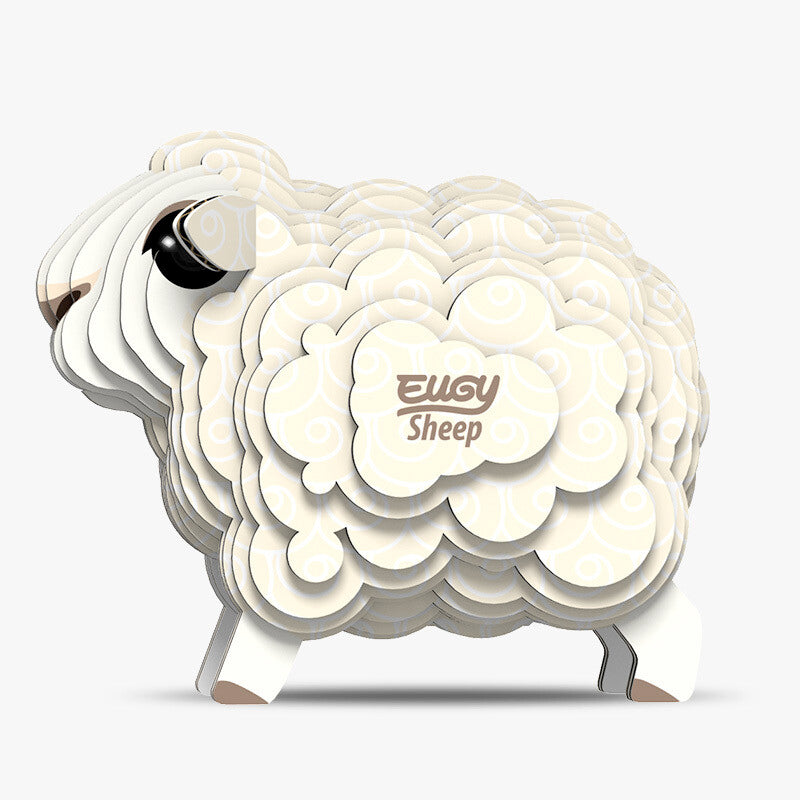 Eugy Cardboard Model Kit Sheep