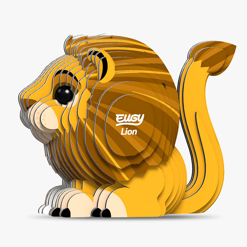 Eugy Cardboard Model Kit Lion