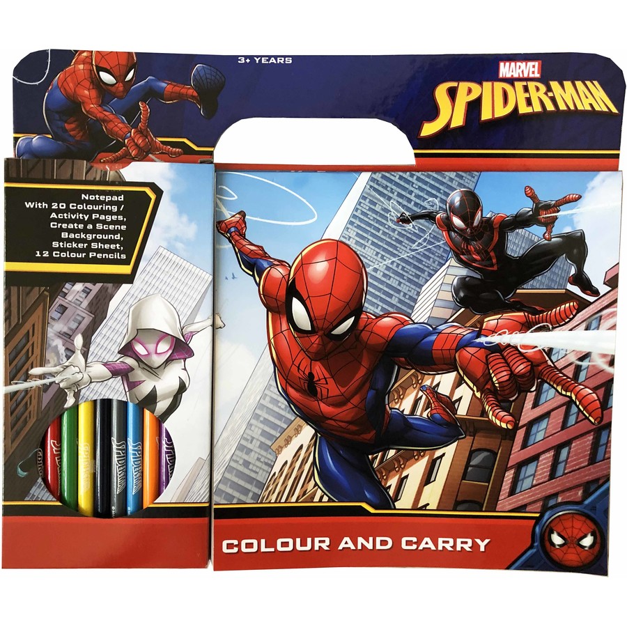 Marvel Spiderman Colour and Carry