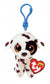 TY Beanie Boos Clip On Luther Spotted Dog