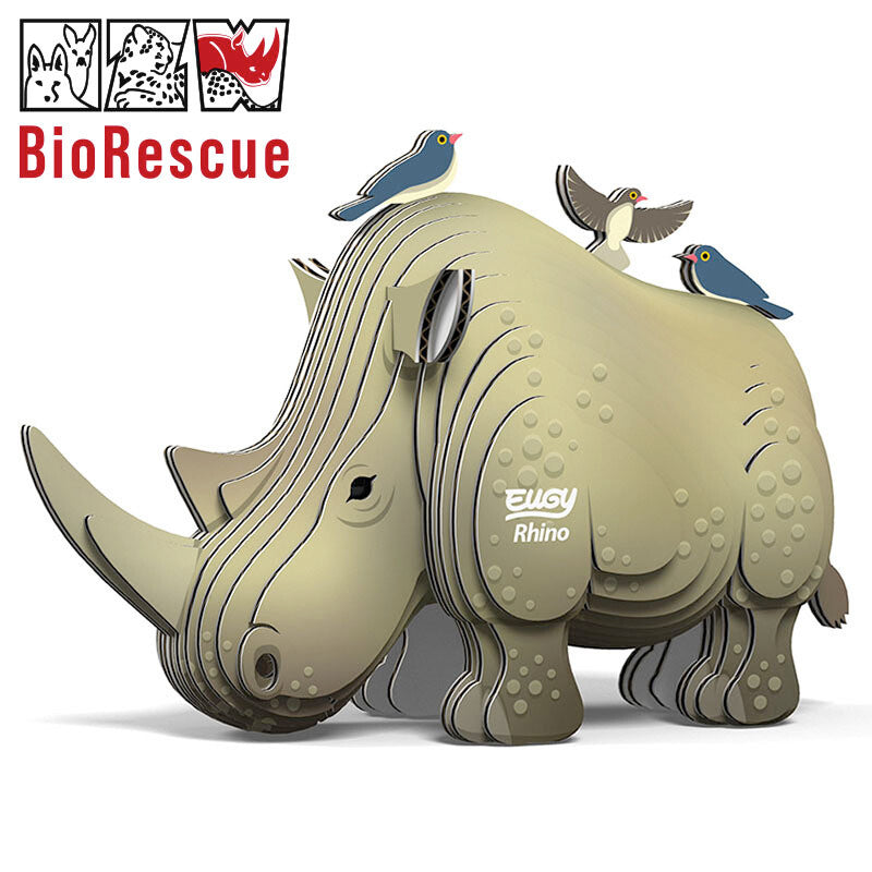 Eugy Cardboard Model Kit Rhino