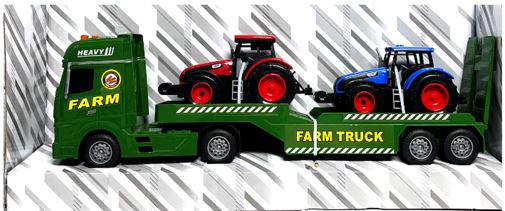 Super Sized Farm Semi Trailer with Two Tractors