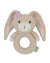 Whimsical Knitted Ring Rattle - Amelia The Bunny