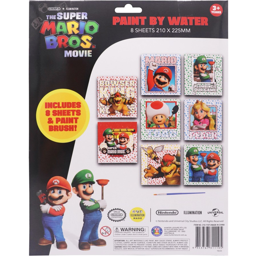 Super Mario Paint By Water