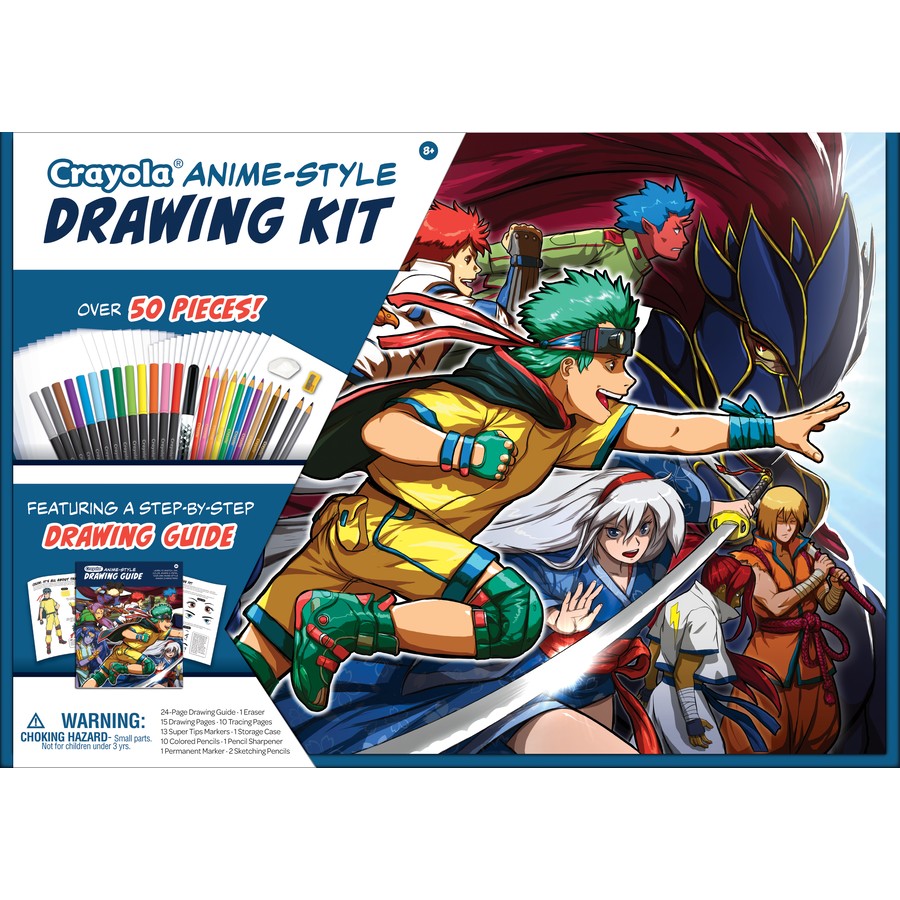 Crayola Learn to Draw Anime-Style Kit