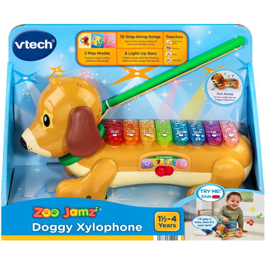 Vtech  Zoo Jamz Doggy Xylophone 2 x AA demo batteries included