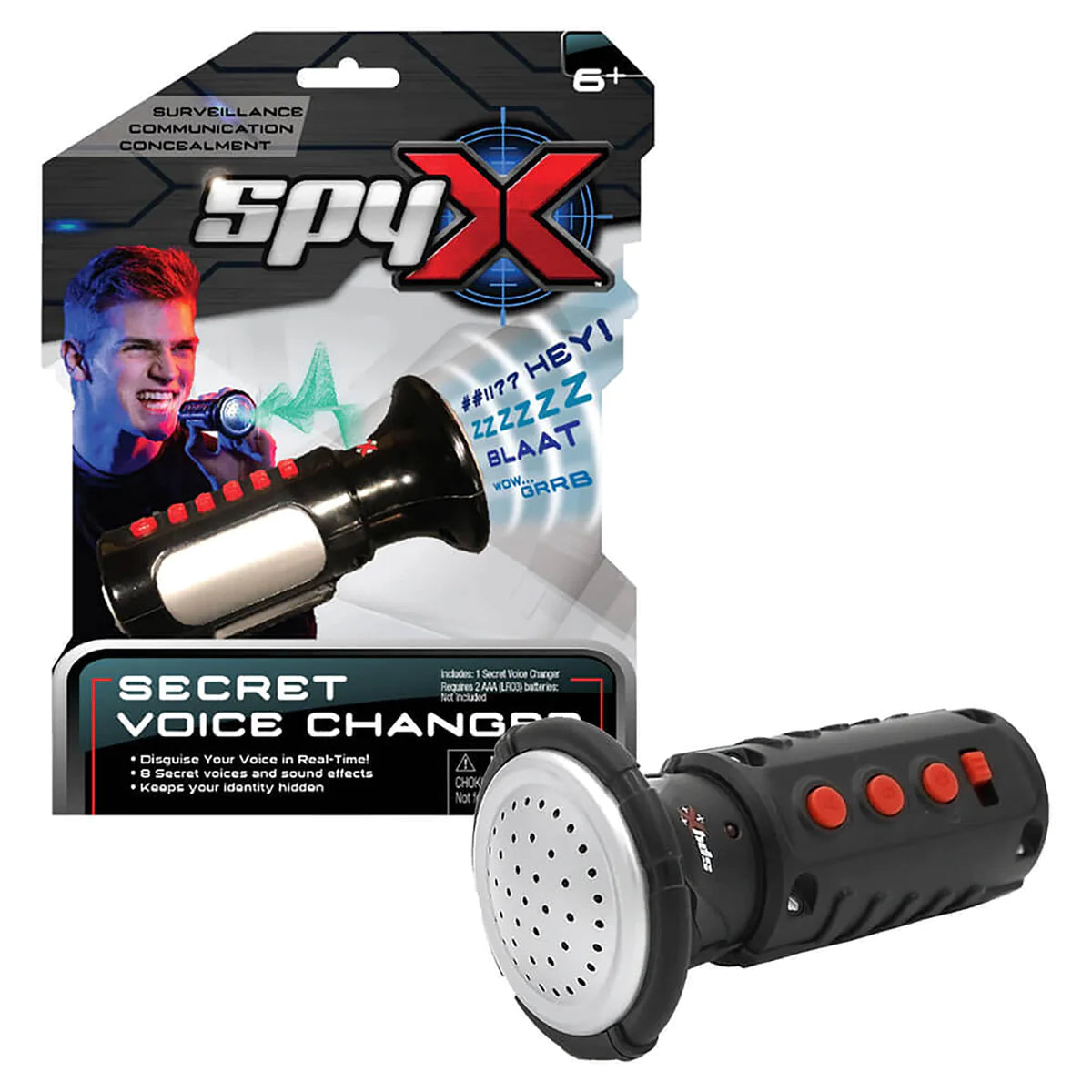 Spy X Secret Voice Changer req 2 x AAA batteries
