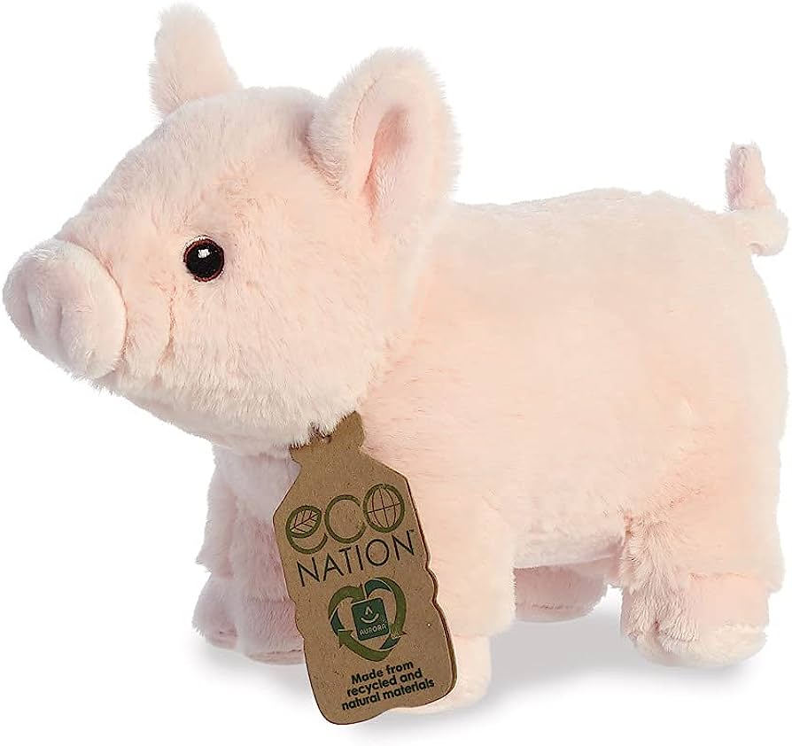 Eco Nation Pig Soft Toy