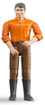 Bruder 60007 Figure Man In Brown Jeans
