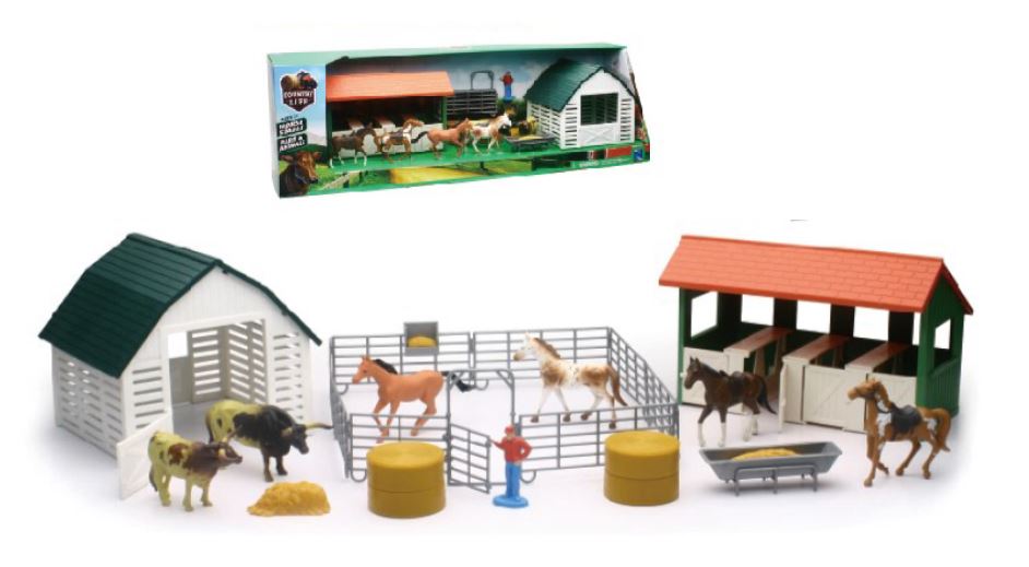 Country Life Barn and Stable Farm Playset