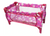 Playworld Pink with Flowers Dolls Travel Cot