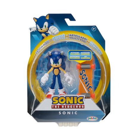 Sonic The Hedgehog  4 inch Figure Sonic with Skateboard 41920