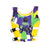 Wahu Swim Vest Small Purple / Yellow / Green