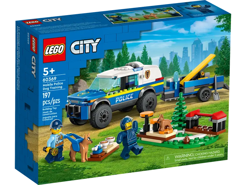 Lego 60369 City Mobile Police Dog Training