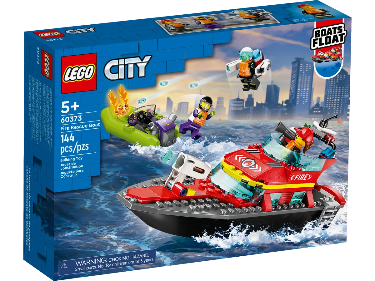 Lego 60373 City Fire Rescue Boat