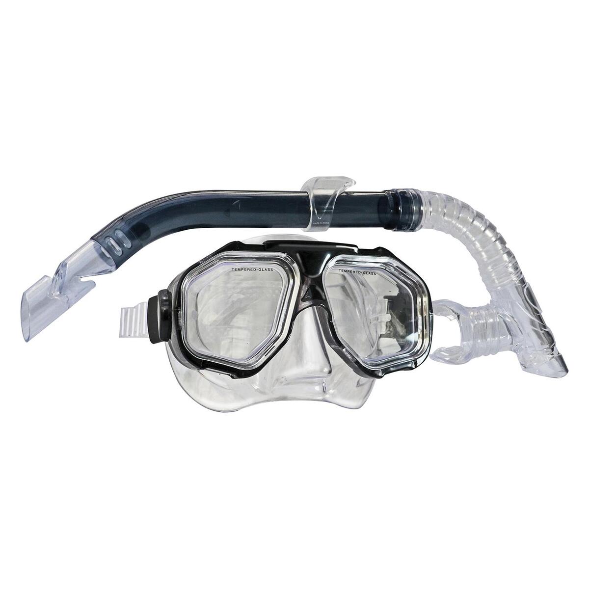 Land & Sea Dunk Island Mask & Snorkel set Black