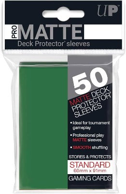 Ultra Pro Deck Protector Sleeves Standard 50Pk Green