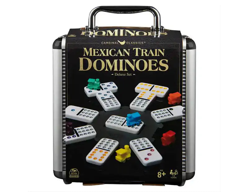 Cardinal Classics Mexican Train Dominoes Deluxe Set in Carry Case