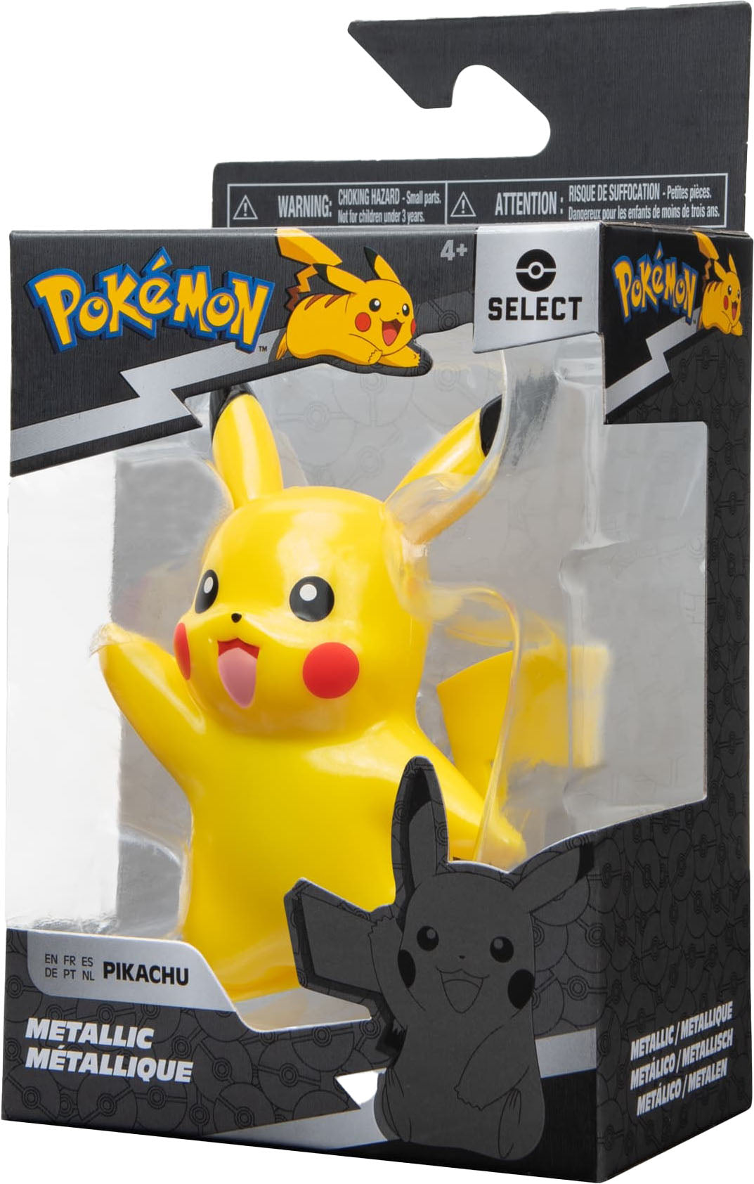Pokemon 3" Select Metallic Figure Pikachu
