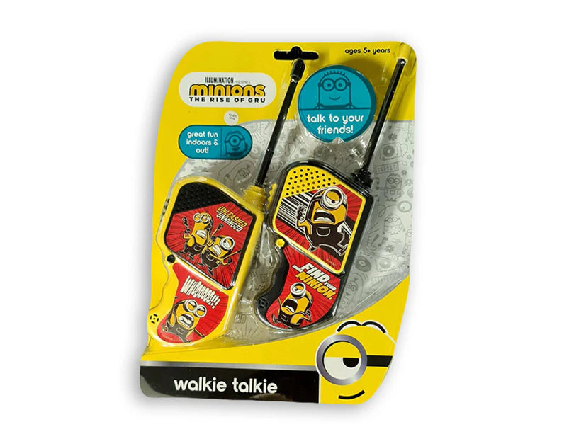 Walkie Talkie Minions Req 2 x 9 volt Batteries