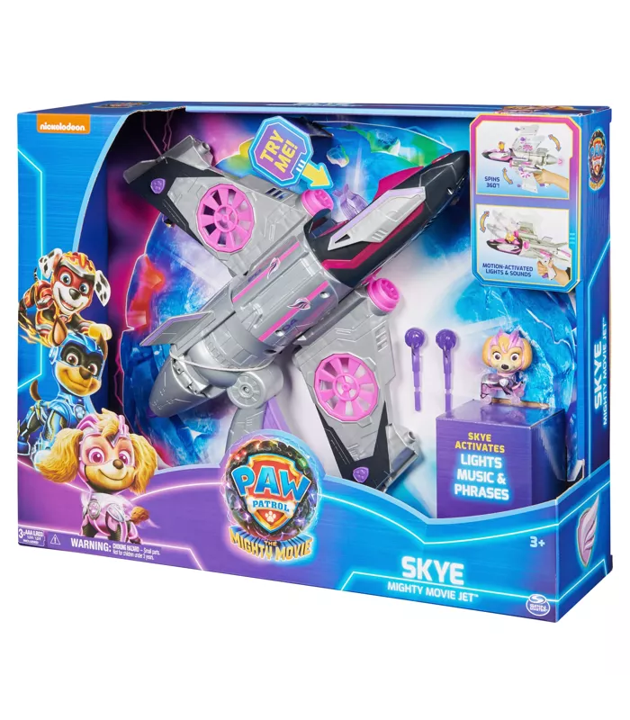 Paw Patrol The Mighty Movie Deluxe Vehicle Skye Mighty Movie Jet