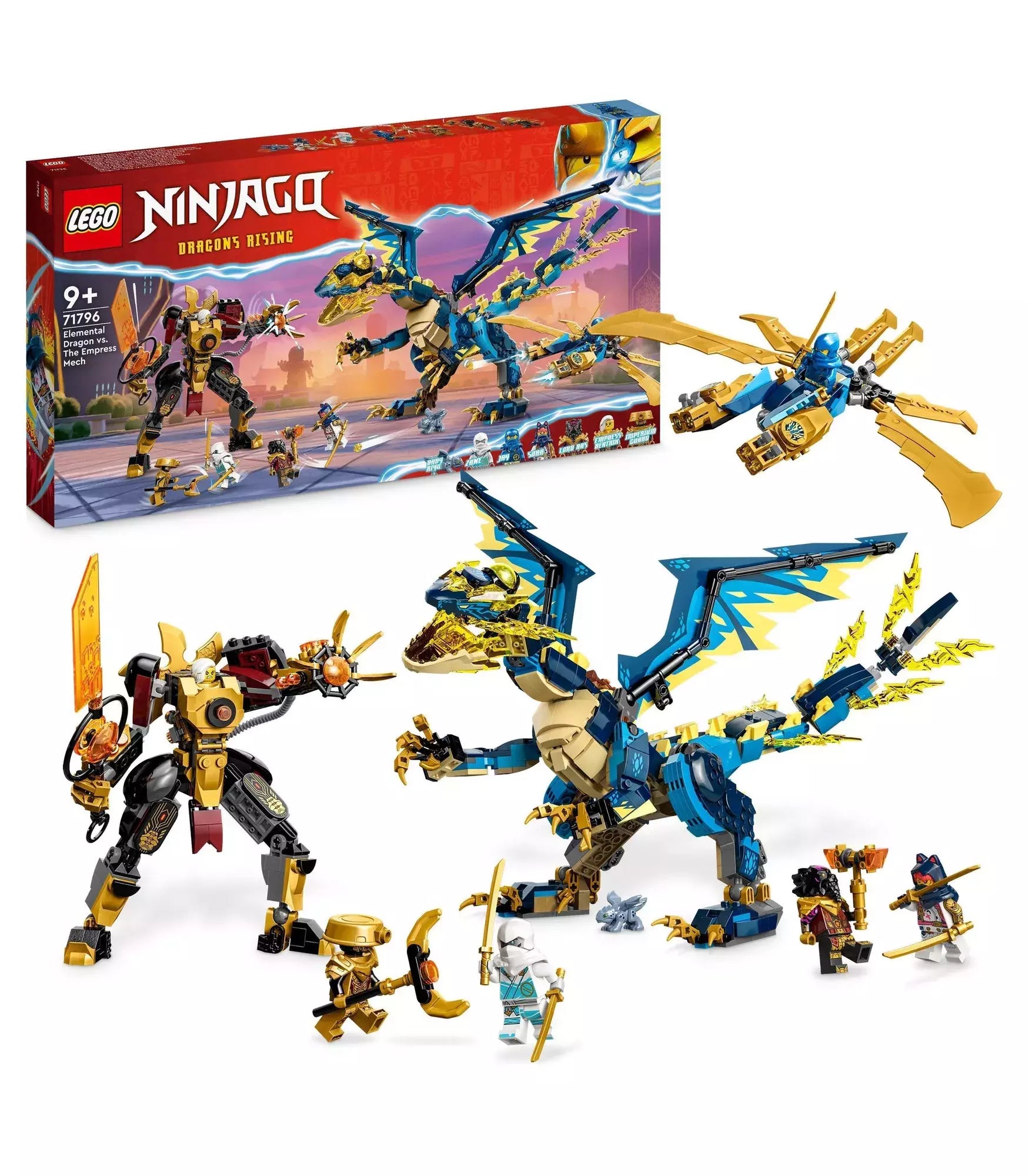 Lego 71796 Ninjago Elemental Dragon vs The Empress Mech