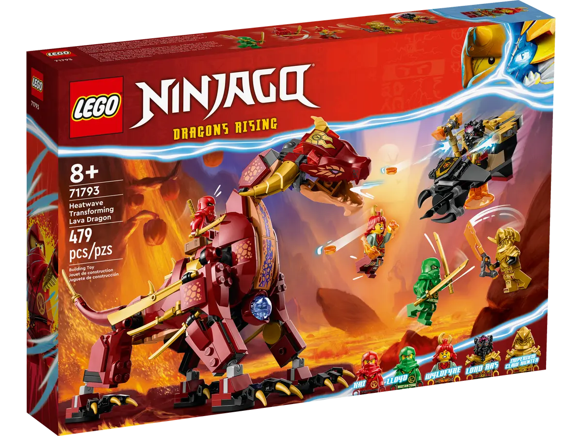 Lego 71793 Ninjago Heatwave Transforming Lava Dragon
