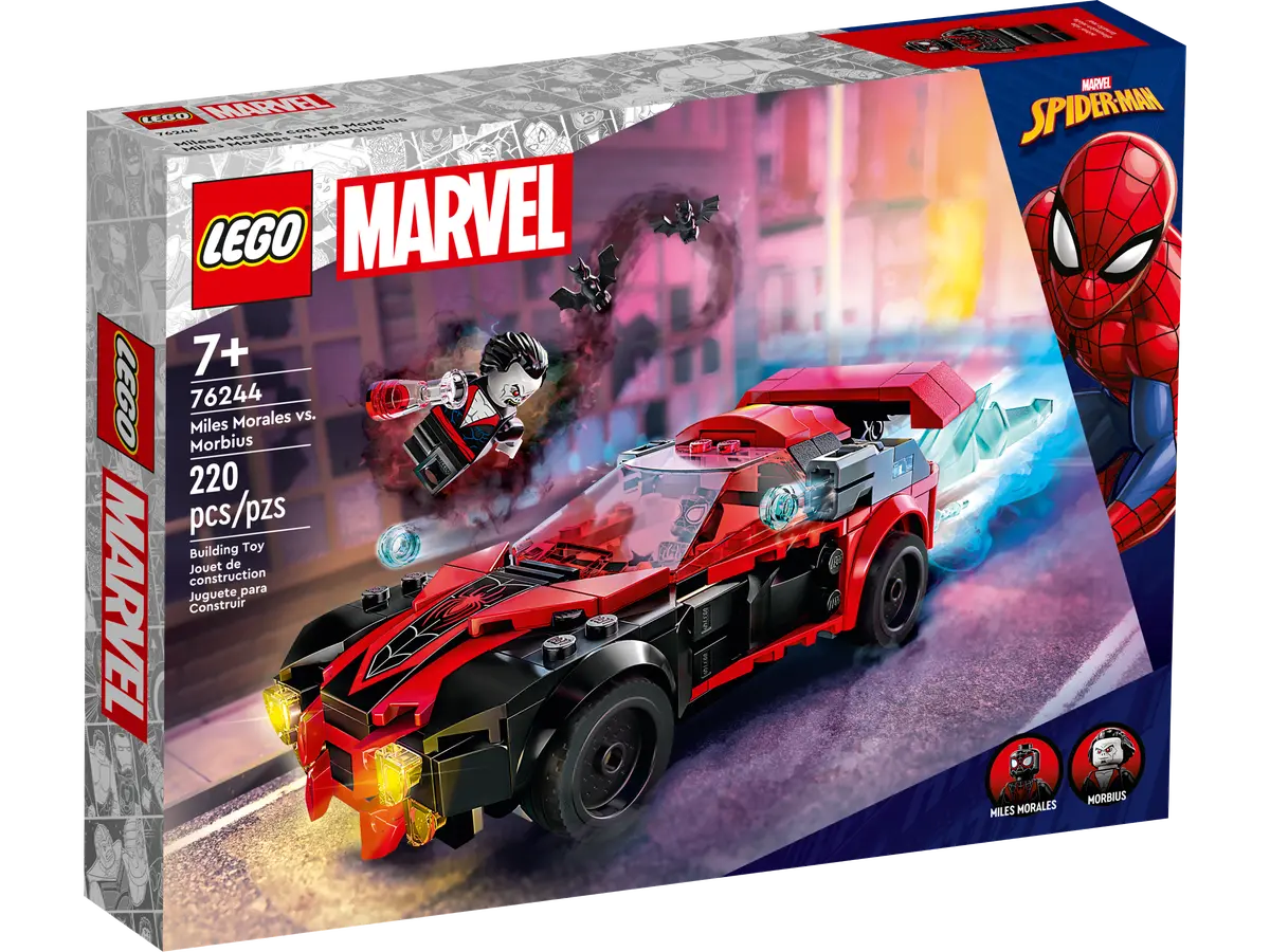 Lego 76244 Super Heroes Miles Morales VS Morbius