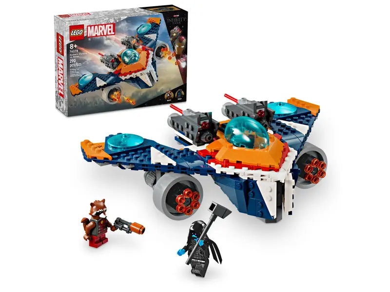 Lego 76278 Super Heroes Marvel Rocket's Warbird Vs Ronan