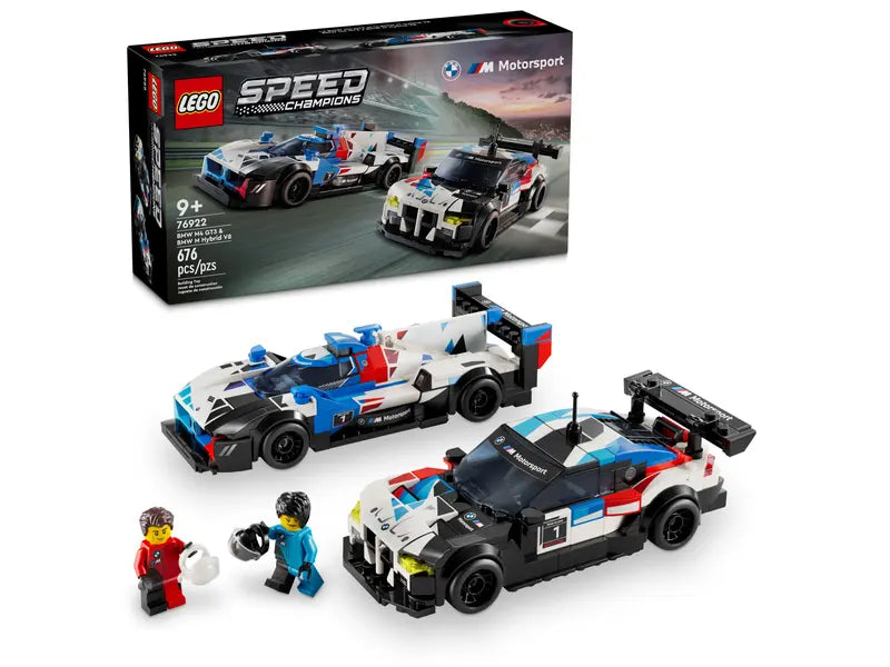 Lego 76922 Speed Champions BMW M4 GT3 & BMW M Hybrid V8 Race Cars
