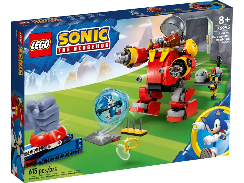 Lego 76993 Sonic The Hedgehog Sonic vs Doctor Eggman's Death Egg Robot